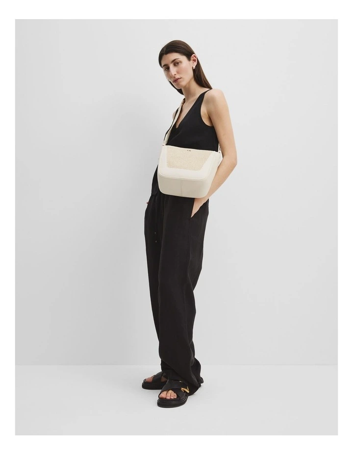 Panel Detail Sling in White