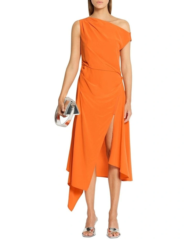Lonely Romance Dress in Orange