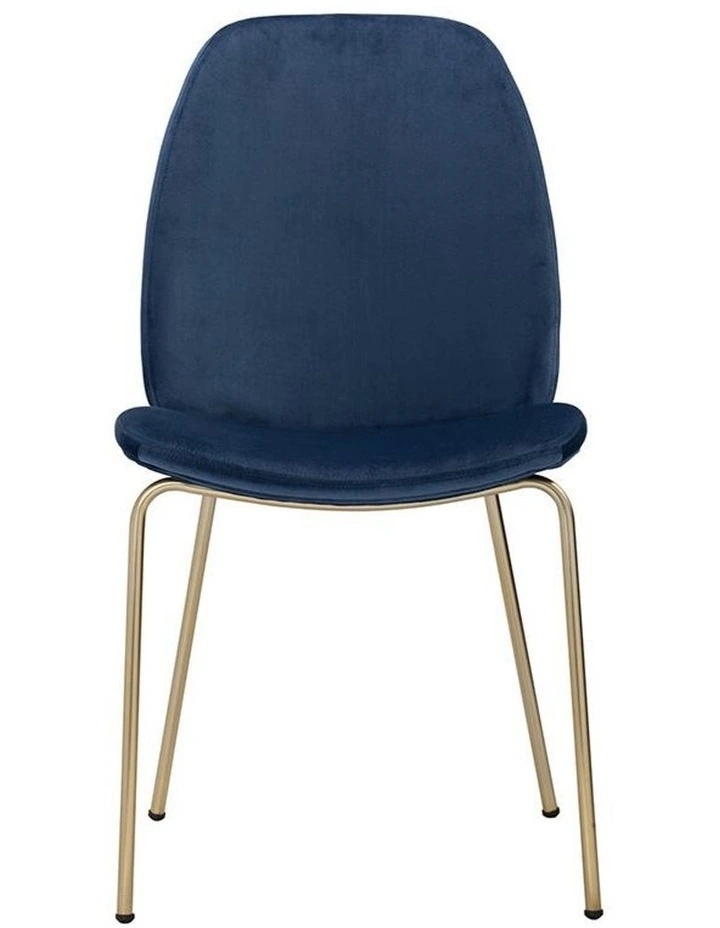 Adelia Dining Chair Jungle Green & Brass