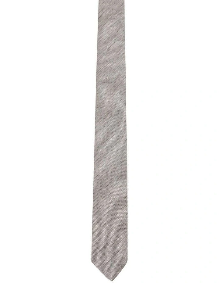 Coco Weave Skinny 5.5cm Tie in Natural