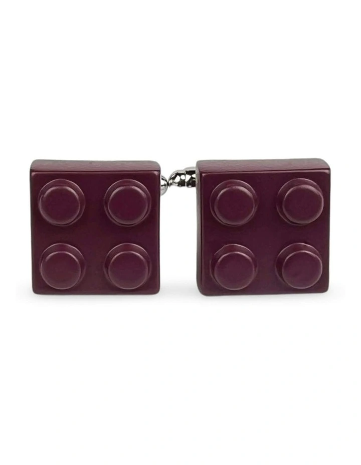 Brick Cufflink in Purple