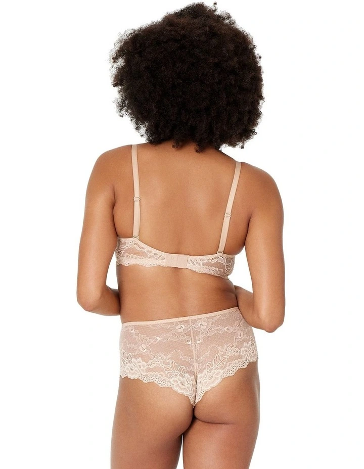 My Fit Lace Brazilian Brief in Frappe
