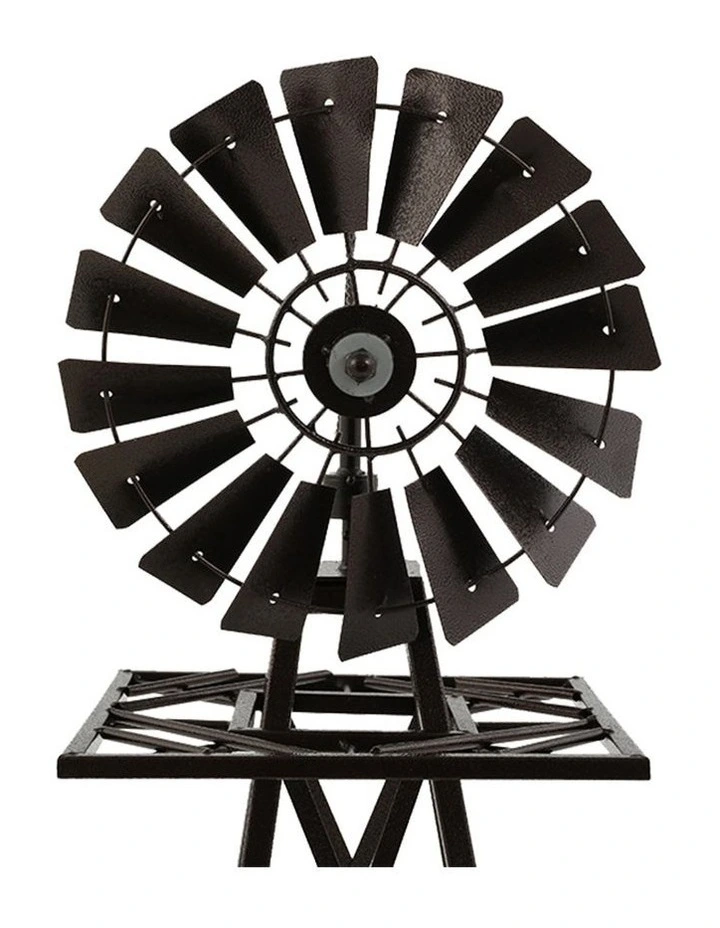 Garden Windmill 16cm In Black