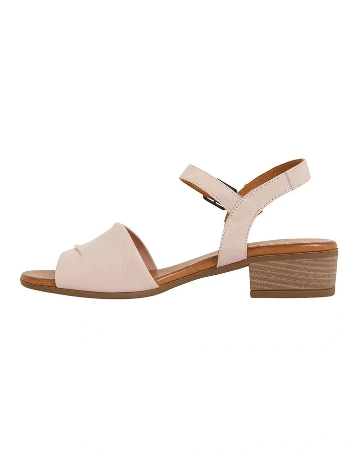 Maisy Sandals in Blush Leather
