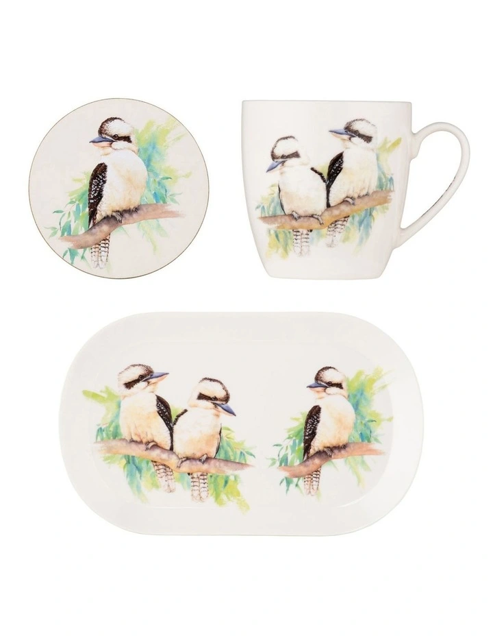 Katherine Castle Bird Life Kookaburra Gift Set in Mixed Colours