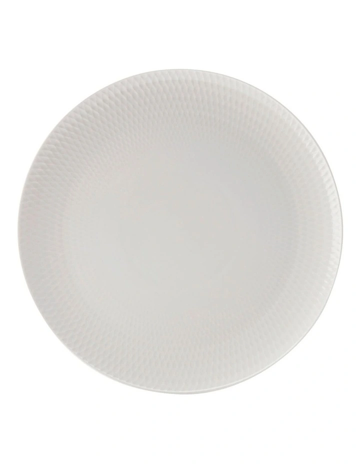 Basics Diamonds Charger Plate 30cm in White