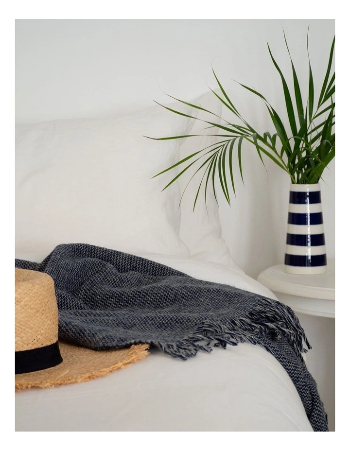 Cambridge Throw Blanket in Navy