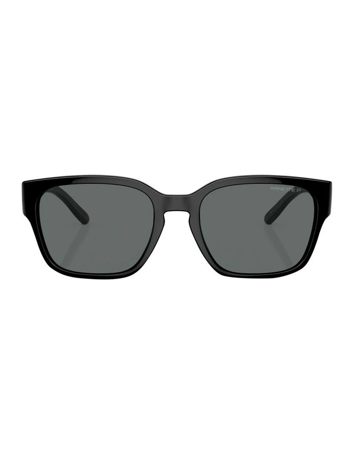 Hamie Polarised Sunglasses in Black