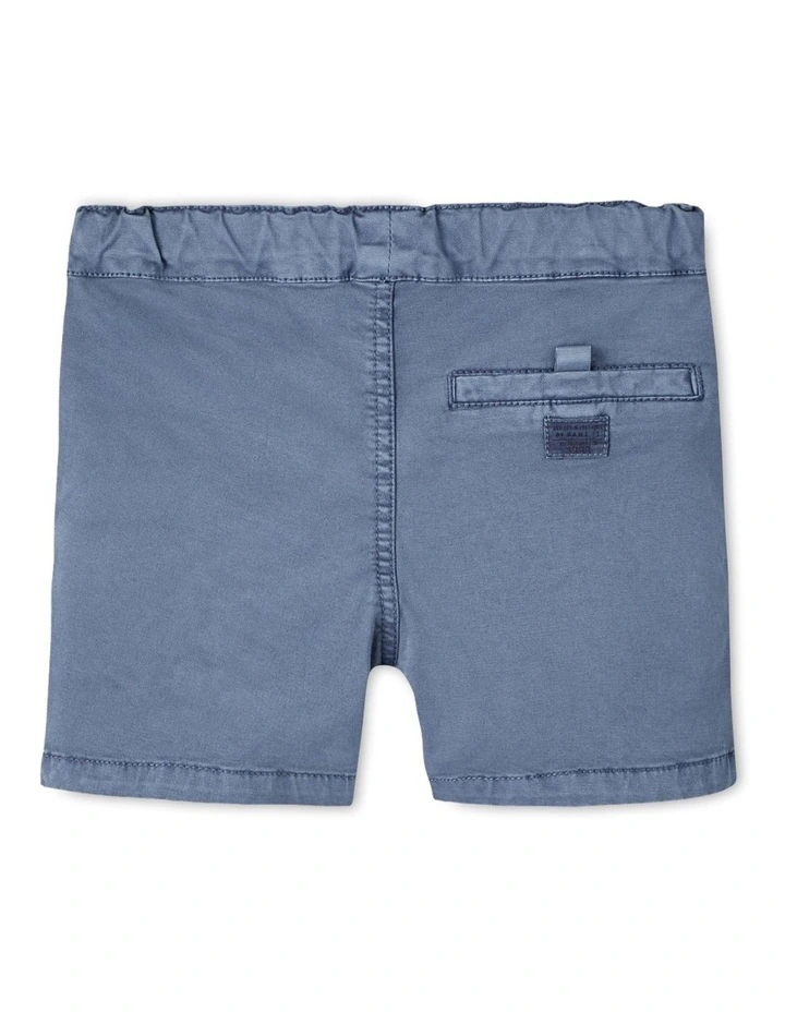 Ben Twill Shorts in Flint Stone