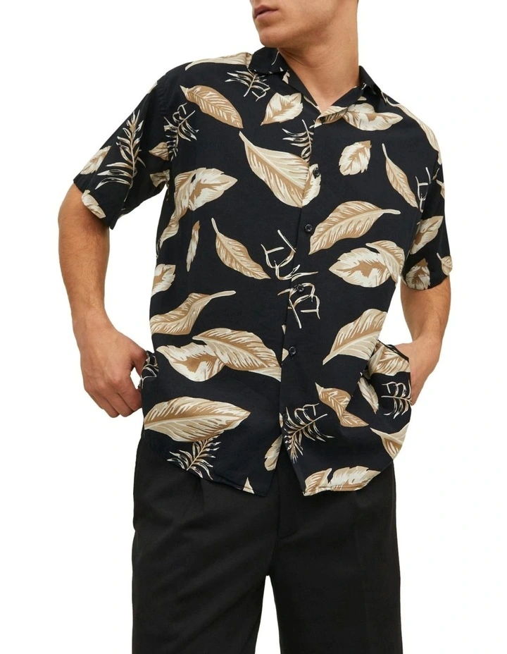 Tropic Resort Shirt in Black