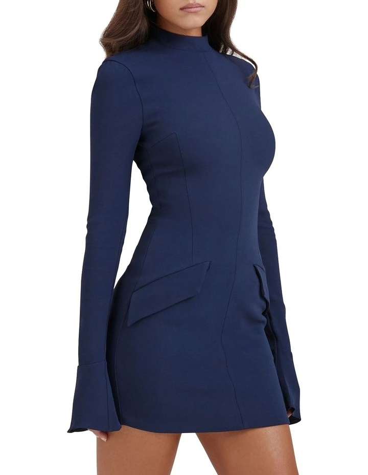 Mahalia Mini Dress in Navy