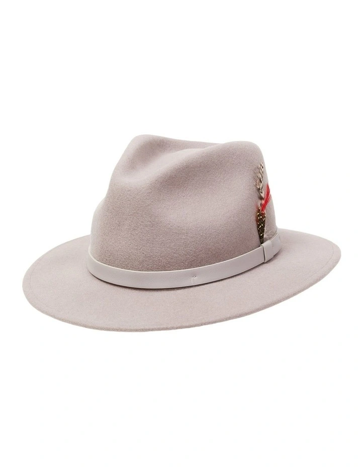 Mark Fedora in Grey