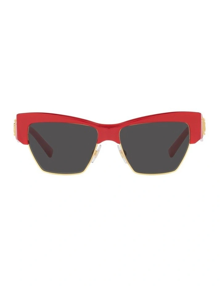 0DG4415 Sunglasses in Metallic Red