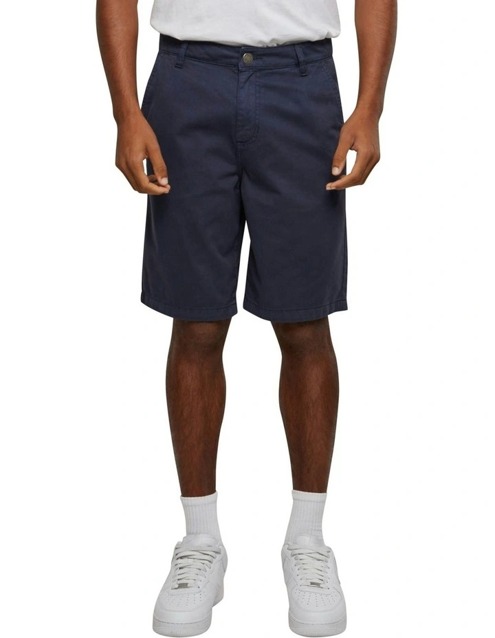 Organic Skater Chino Shorts in Navy