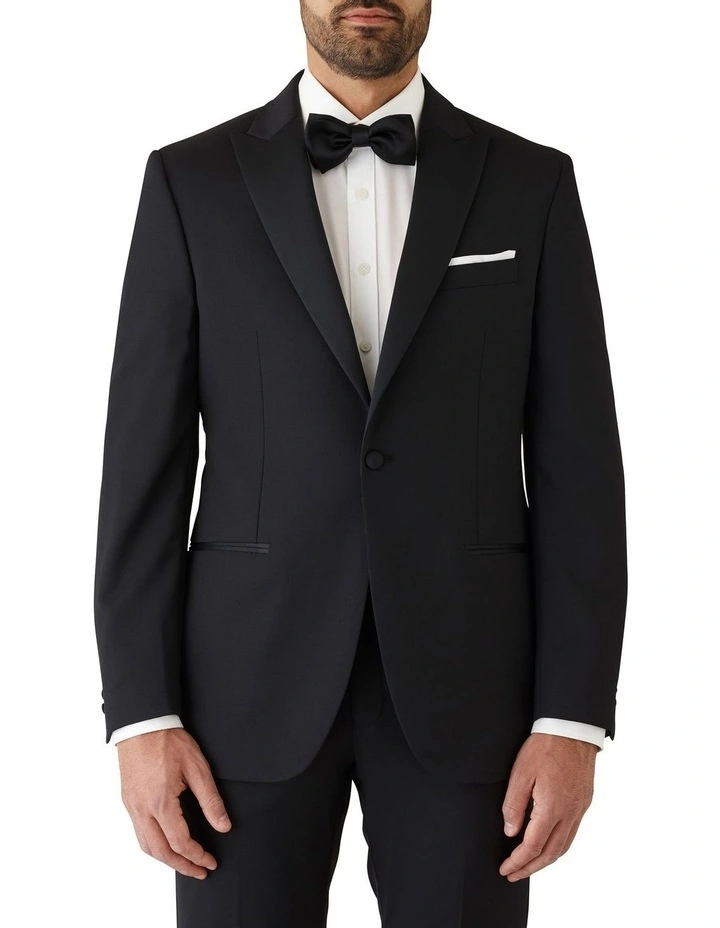 Modern Fit Pickford Tuxedo Jacket Black