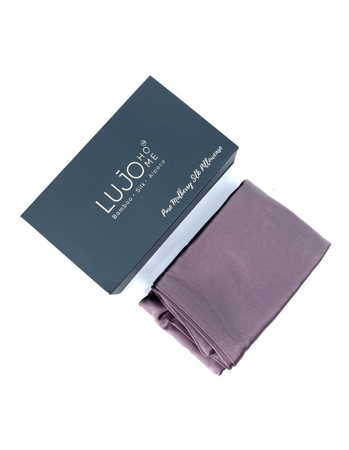 Silk Pillowcase Mulberry 19 Momme in Plum