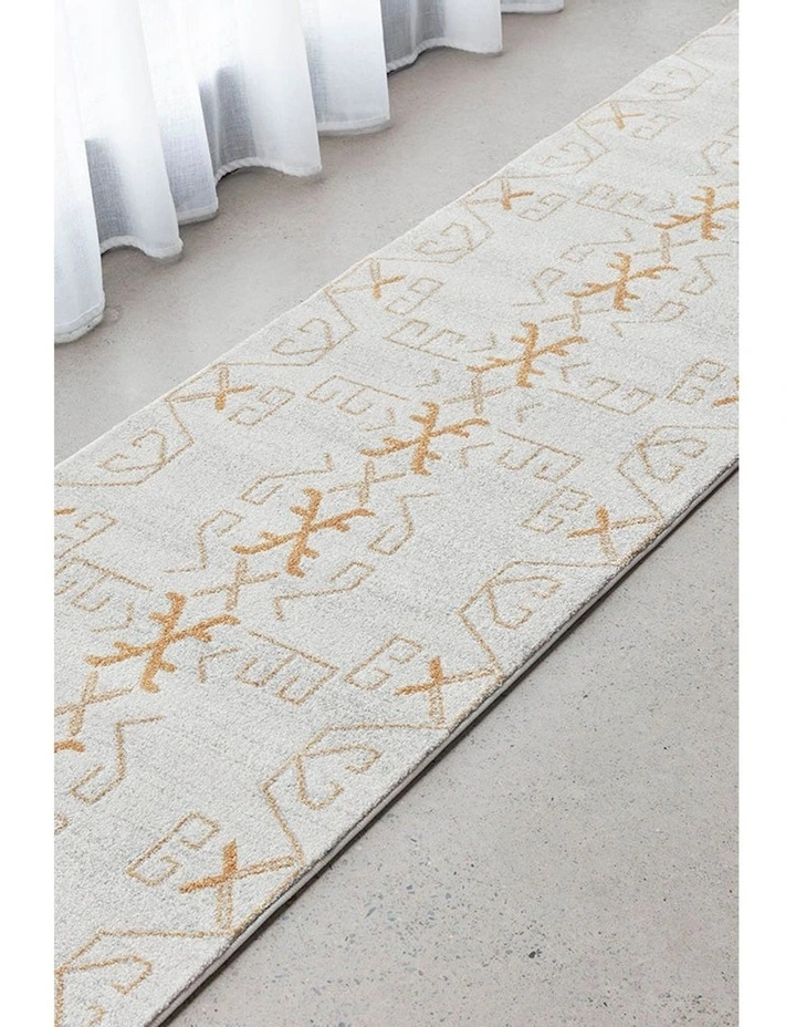 Paradise Cala Runner Rug in Grey