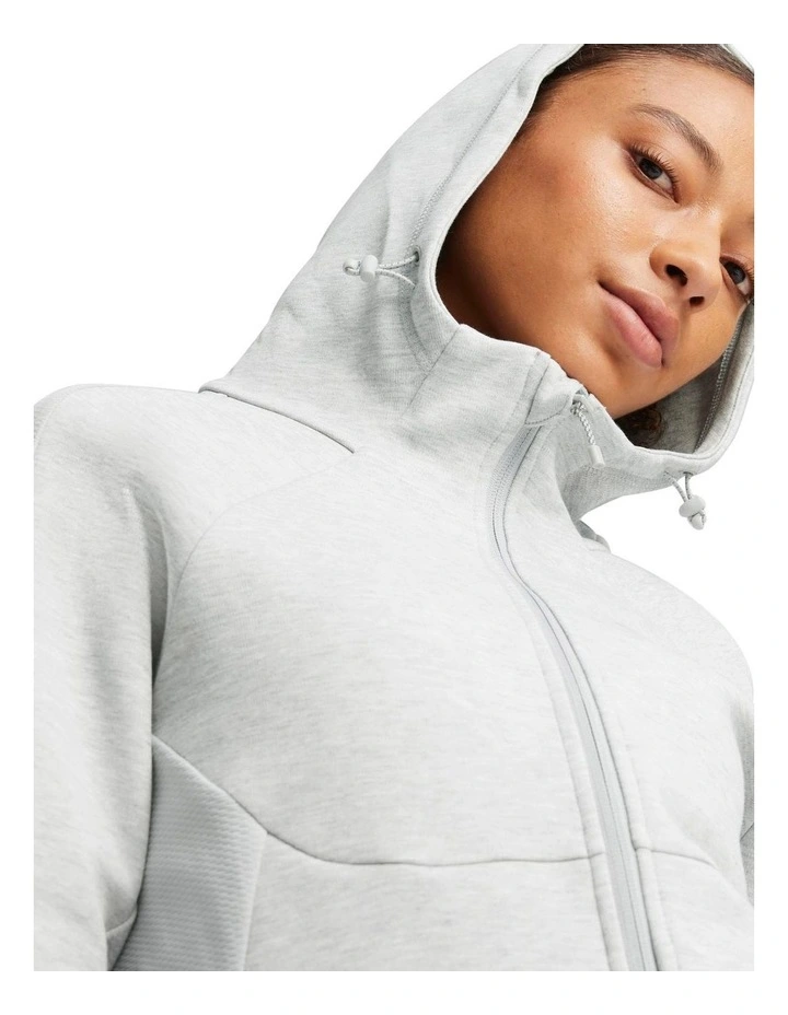 Evostripe FZ Hoodie in Light Gray Heather