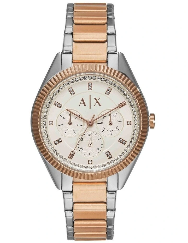 Chronograph Watch in Two Tone