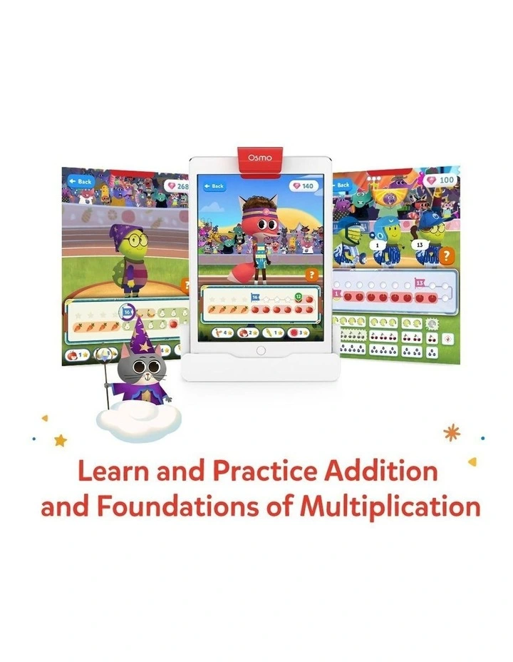 Maths Wizard and the Enchanted World Games Learning Kids/Children 6-8years Toy