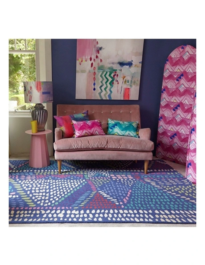 BlueBellGray Palais Rug In Blue Grey