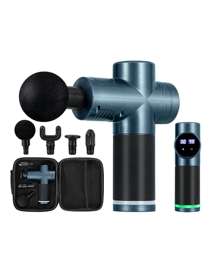 30 Speed Chargeable Massage Gun in Blue