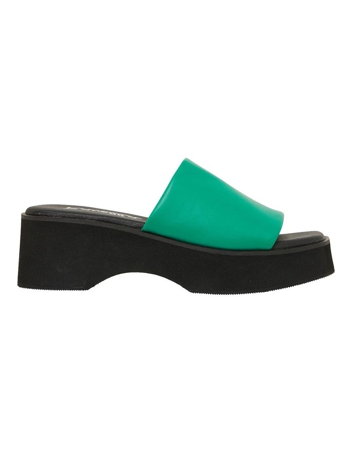 Fiasco Green Smooth Sandals