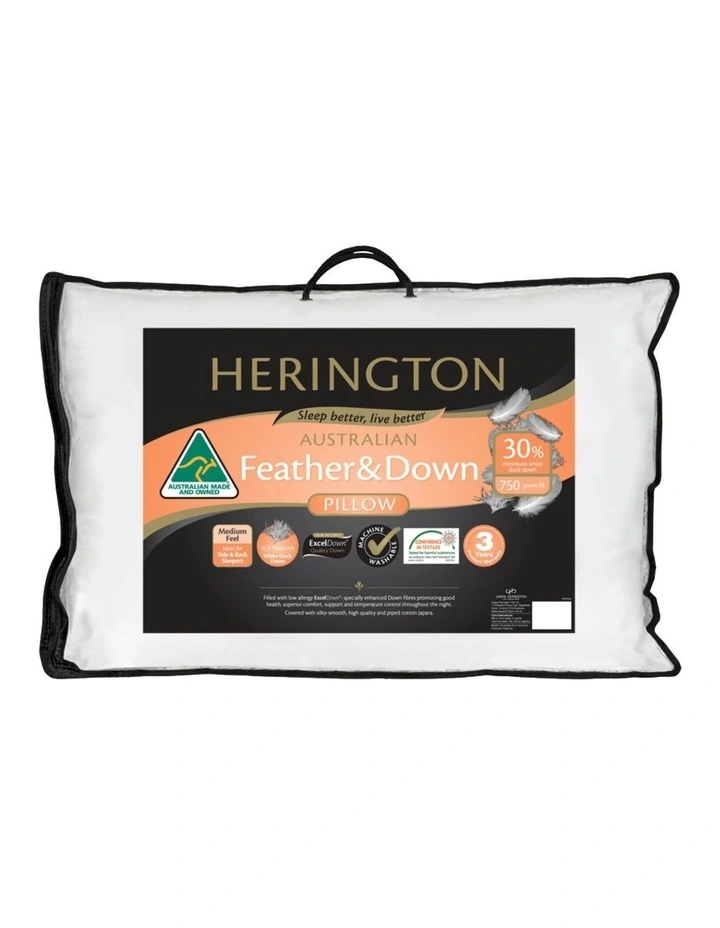 Herington Duck Pillow in White