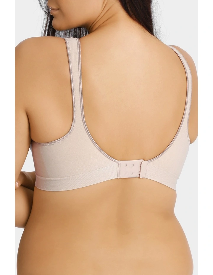 Comfort Revolution Flex Non-Padded Wirefree Bra in Beige
