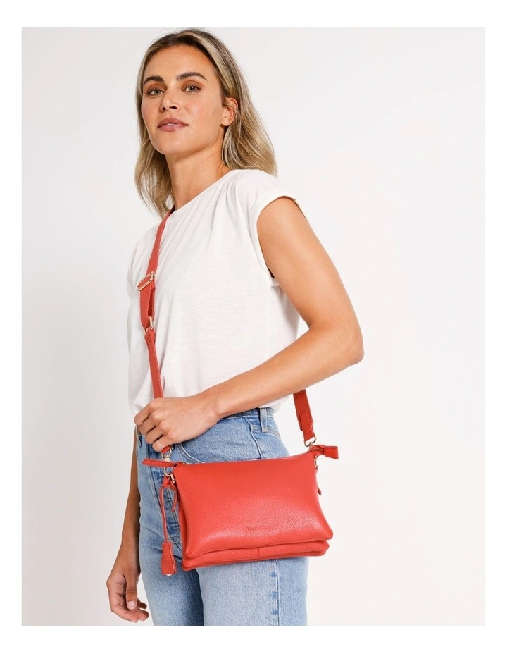 Vanessa Crossbody Bag in Coral