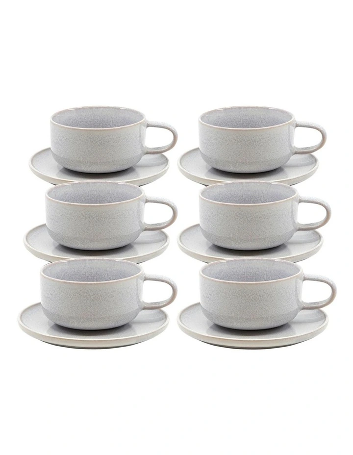 Relic Tea Cup And Saucer Set Set of 2 60ml/15cm in Mist