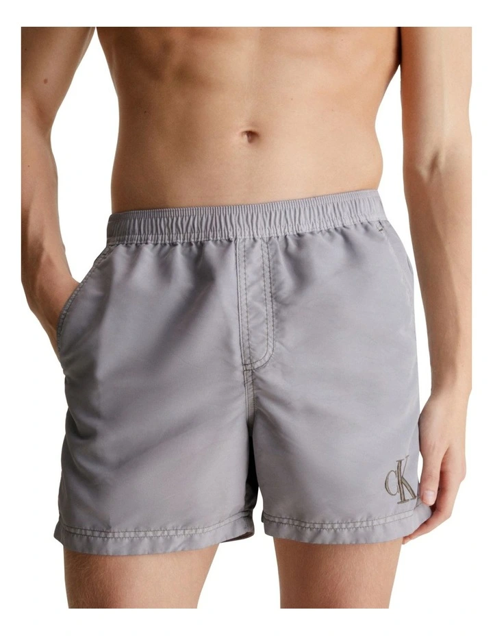 Authentic Medium Swim Short in Grey