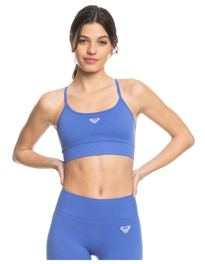 Chill Out Seamless Low Support Sports Bra Ultra in Marine