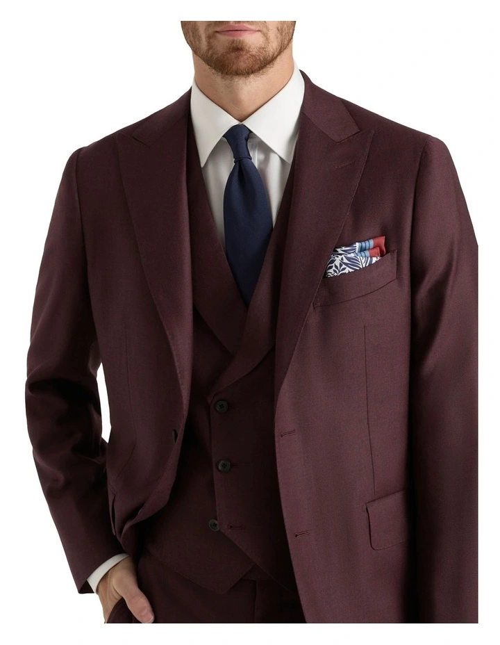 Garth Jacket in Burgundy