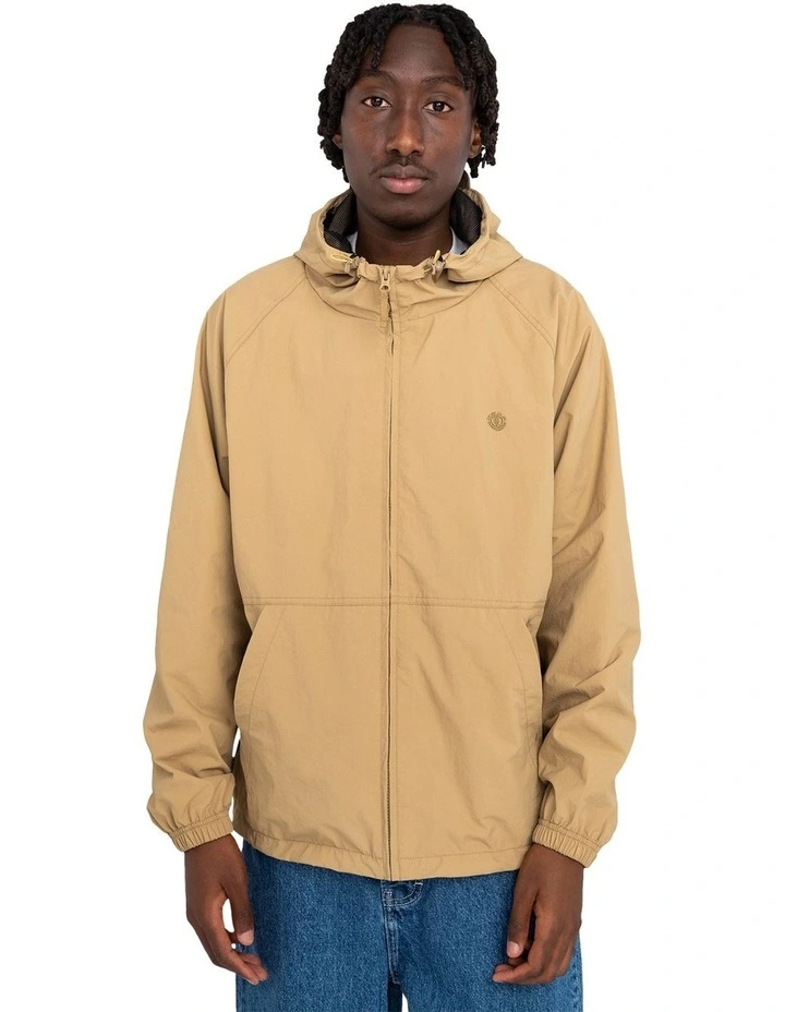 Alder 2.0 Hooded Windbreaker Jacket in Green