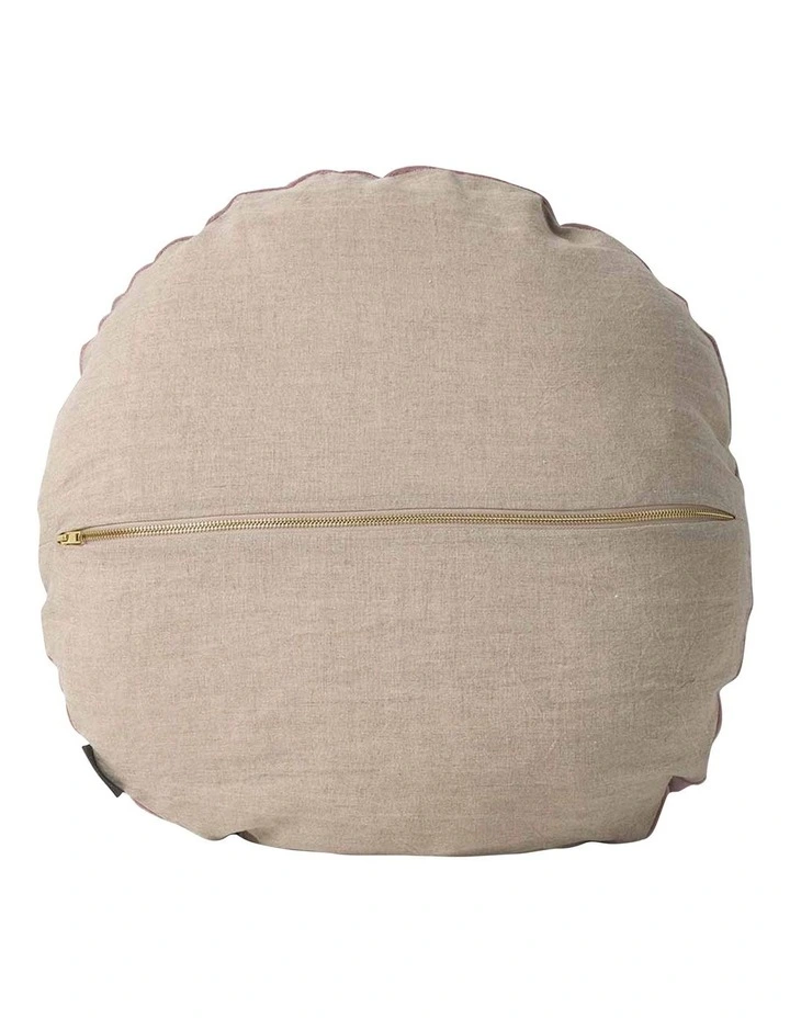 Luxury Velvet Round Cushion 55cm in Heather