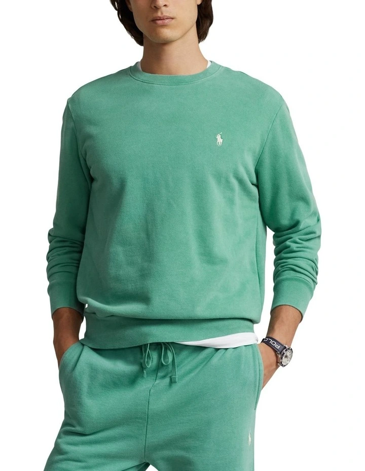 Loopback Fleece Sweatshirt in Green