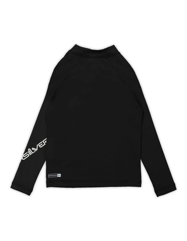 All Time Long Sleeve UPF 50 Rash Vest in Black