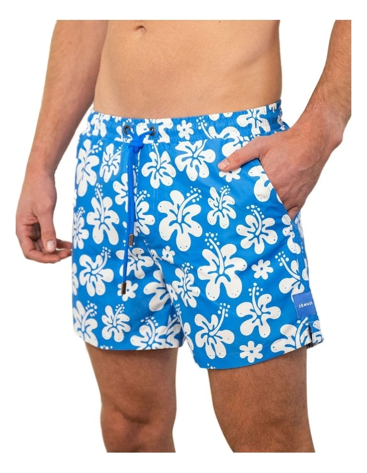 Aloha Broha Swim Shorts in Royal Blue