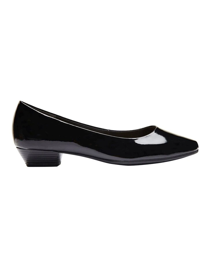 Regal Black Patent Heeled Shoes