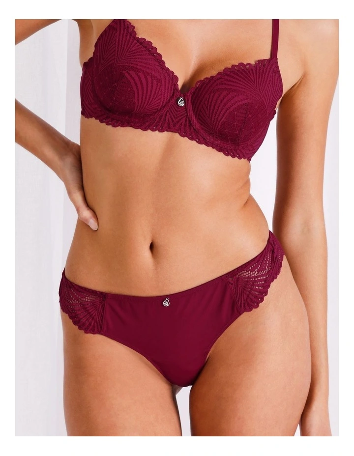 Harlow Gstring in Plum