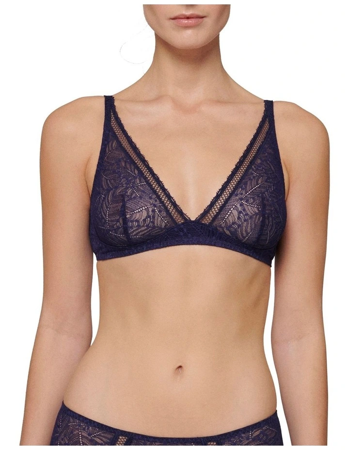 Comete Soft Cup Bra in Blue