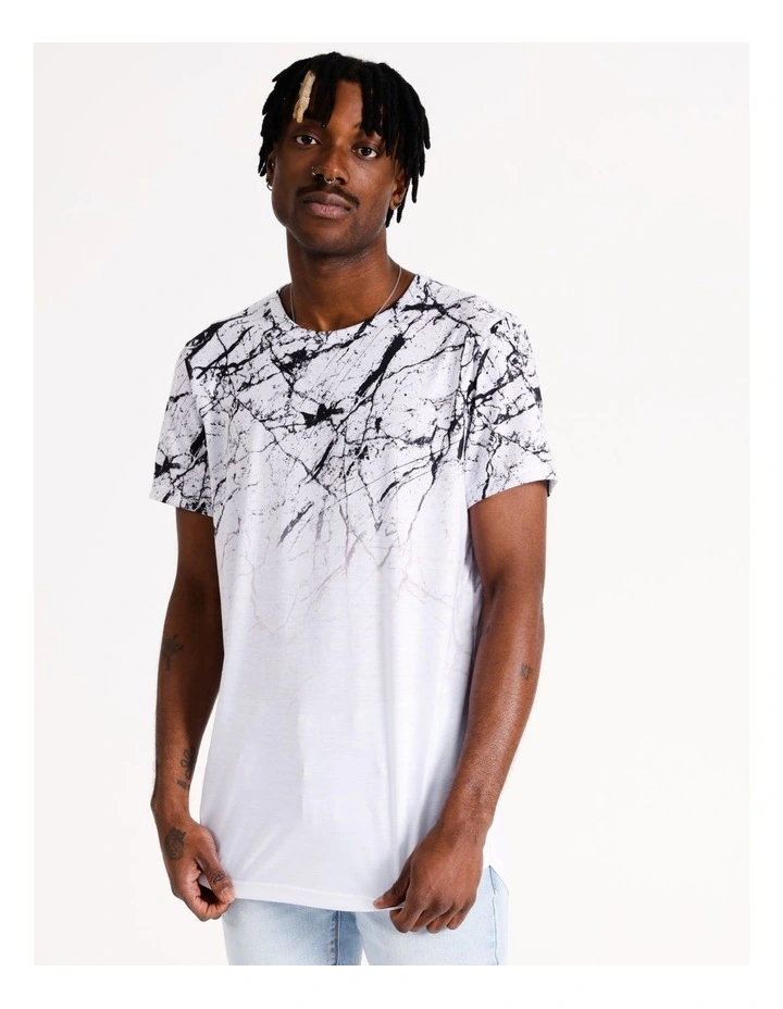 Marble Arch Short Sleeve Tee in White