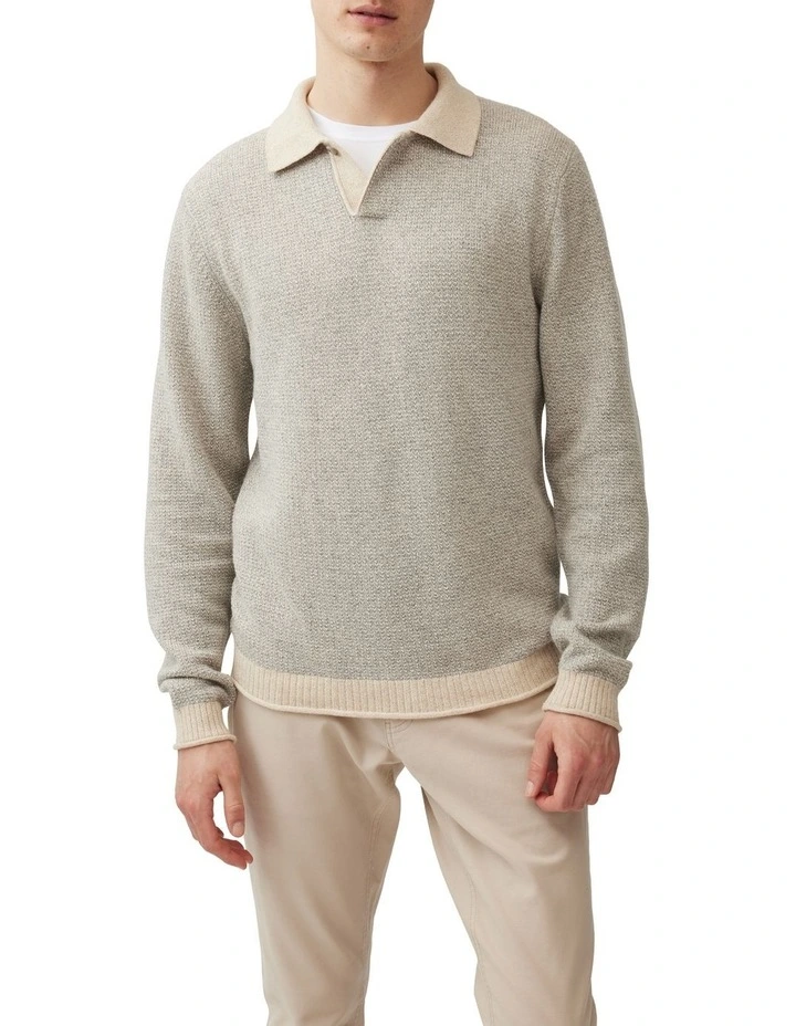 Marlin Knit Sweater in Smoke