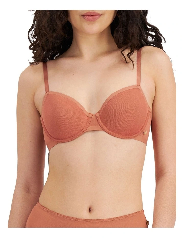 Because Lightly Lined Bra in Rose Ochre