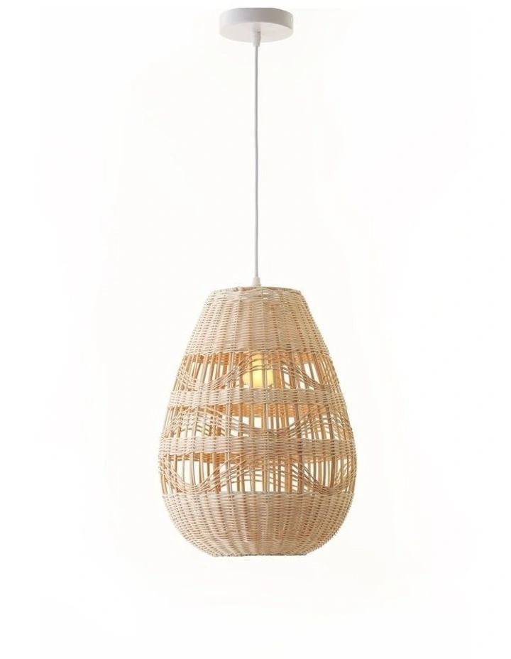 Shiri Rattan Pendant Light Large Natural