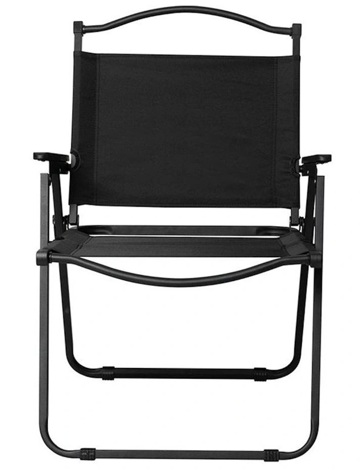 4 Pieces Foldable Camping Chair in Black