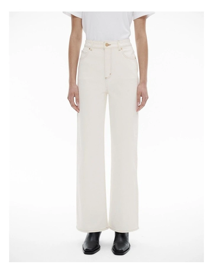 Super Hi Rise Jeans in Parchment