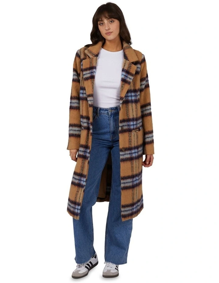 Aubrey Coat in Check