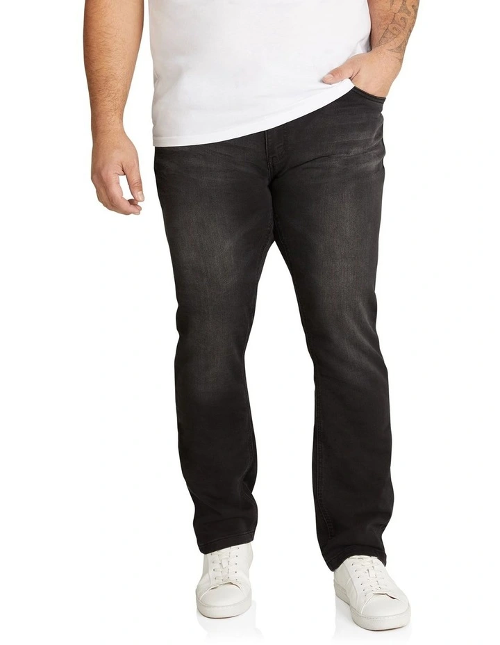 Livingstone Regular Stretch Jean in Black